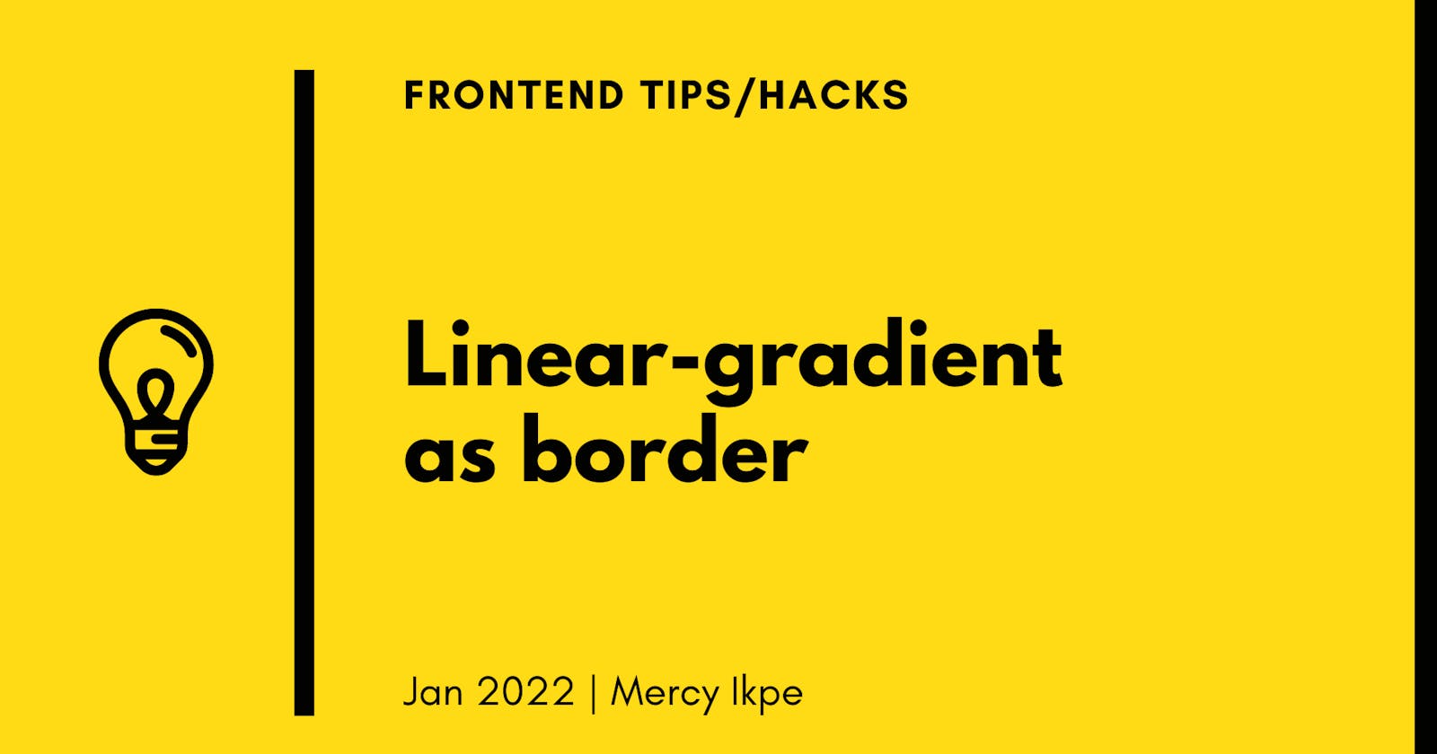Linear-gradient as border color