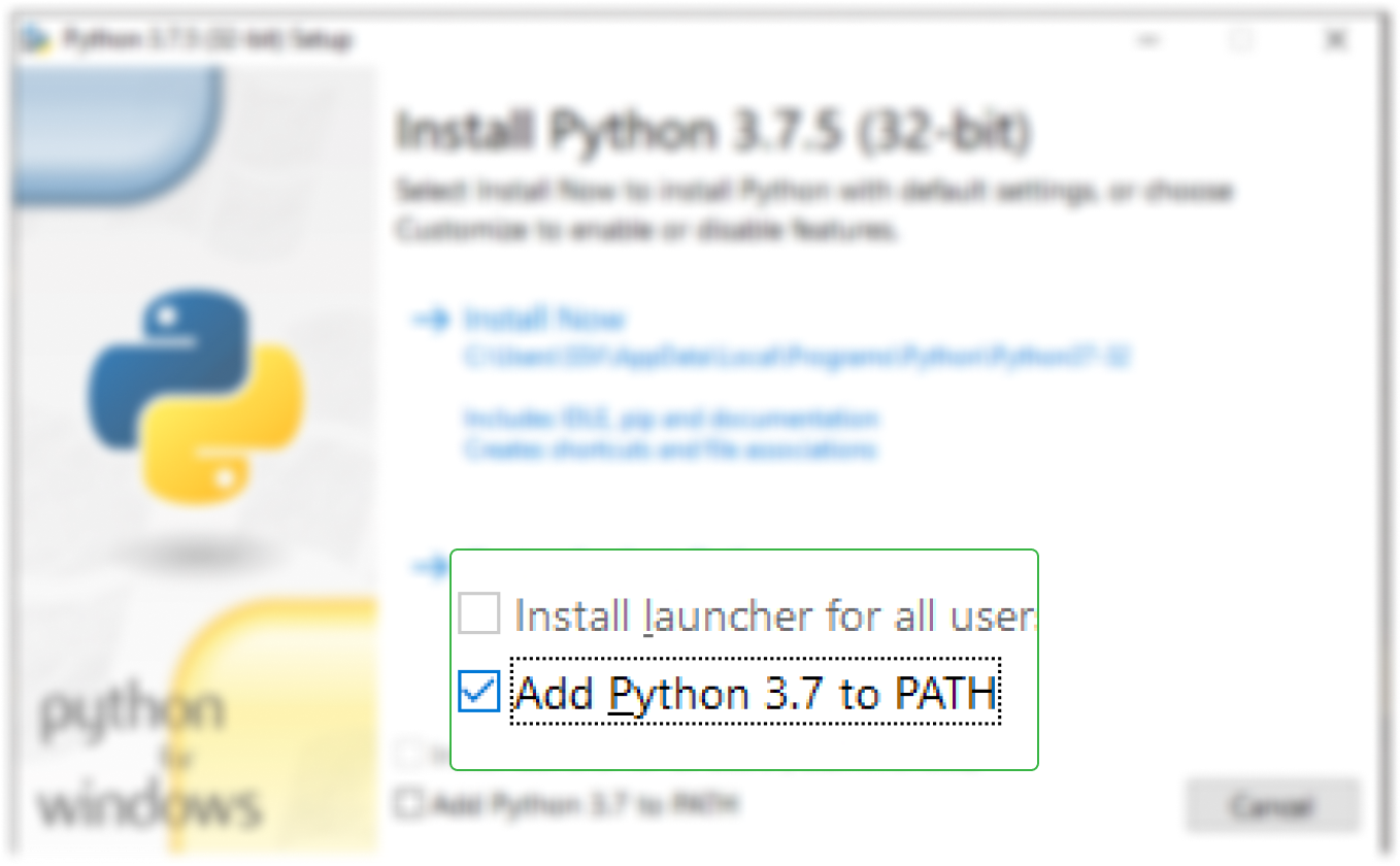 Install Python 3.7.5
