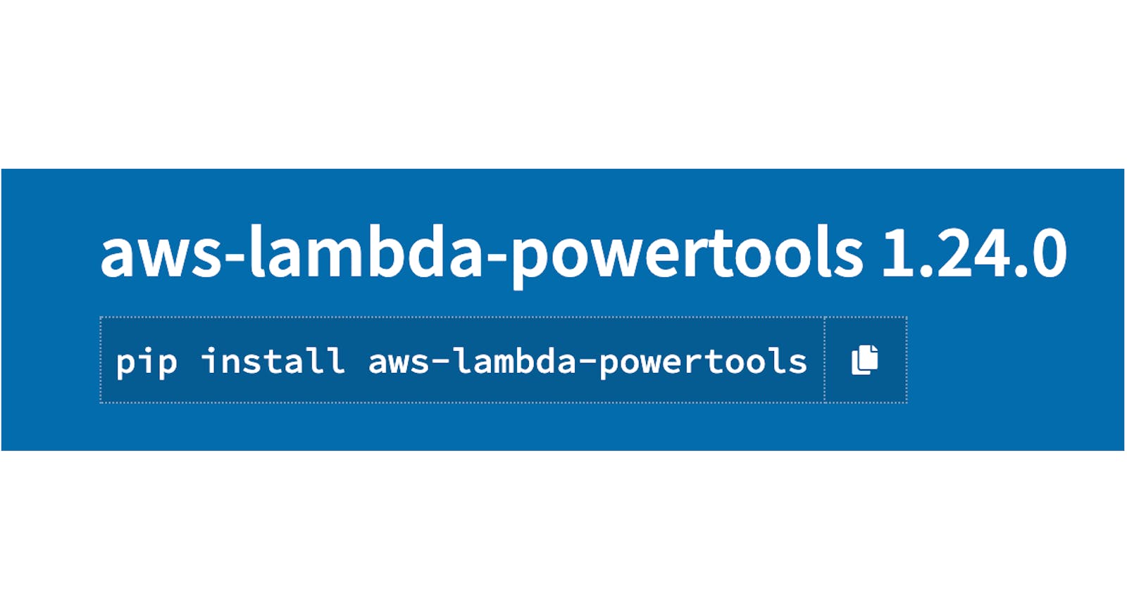 Lambda Powertools: Oomph up your lambda
