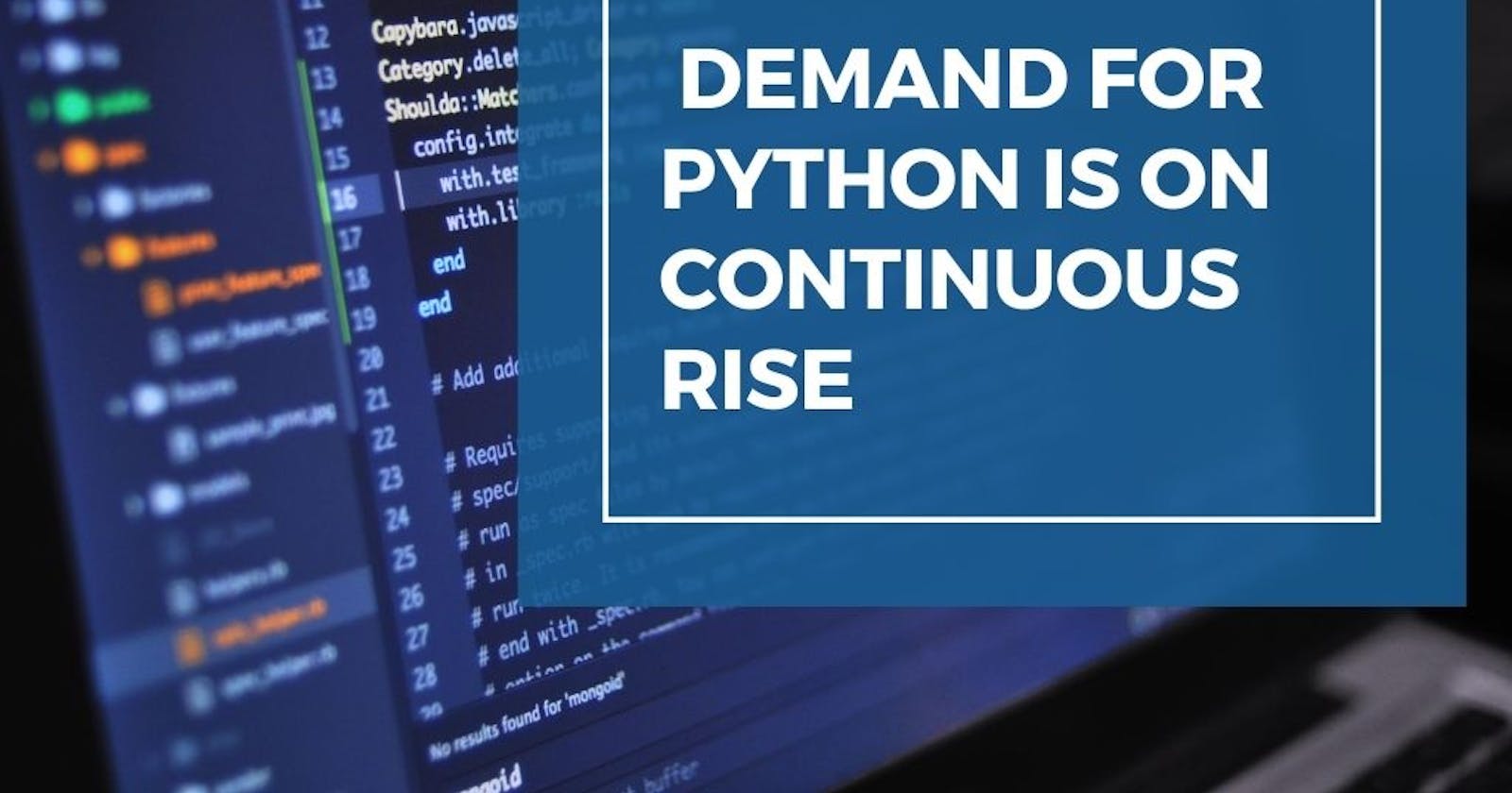 Why python is taking over the trend in the development