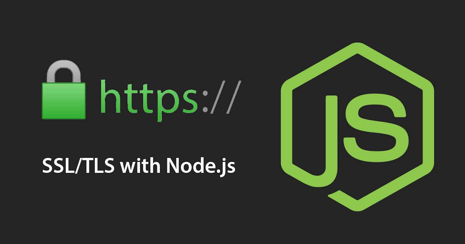 How to generate and use an SSL certificate in NodeJS