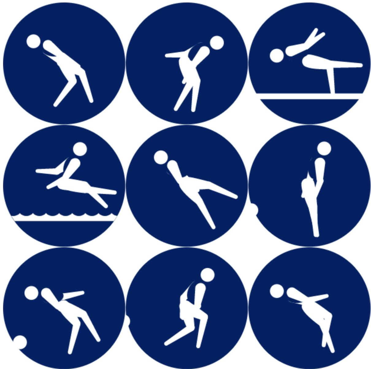 2,500 2020 (2021) Tokyo Olympic Pictograms