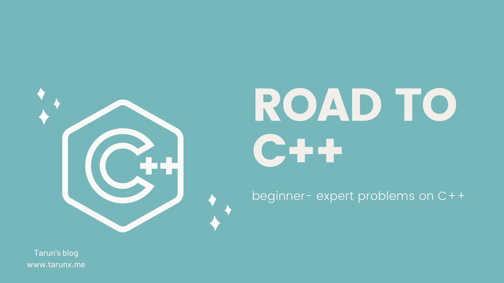 ROAD TO C++
