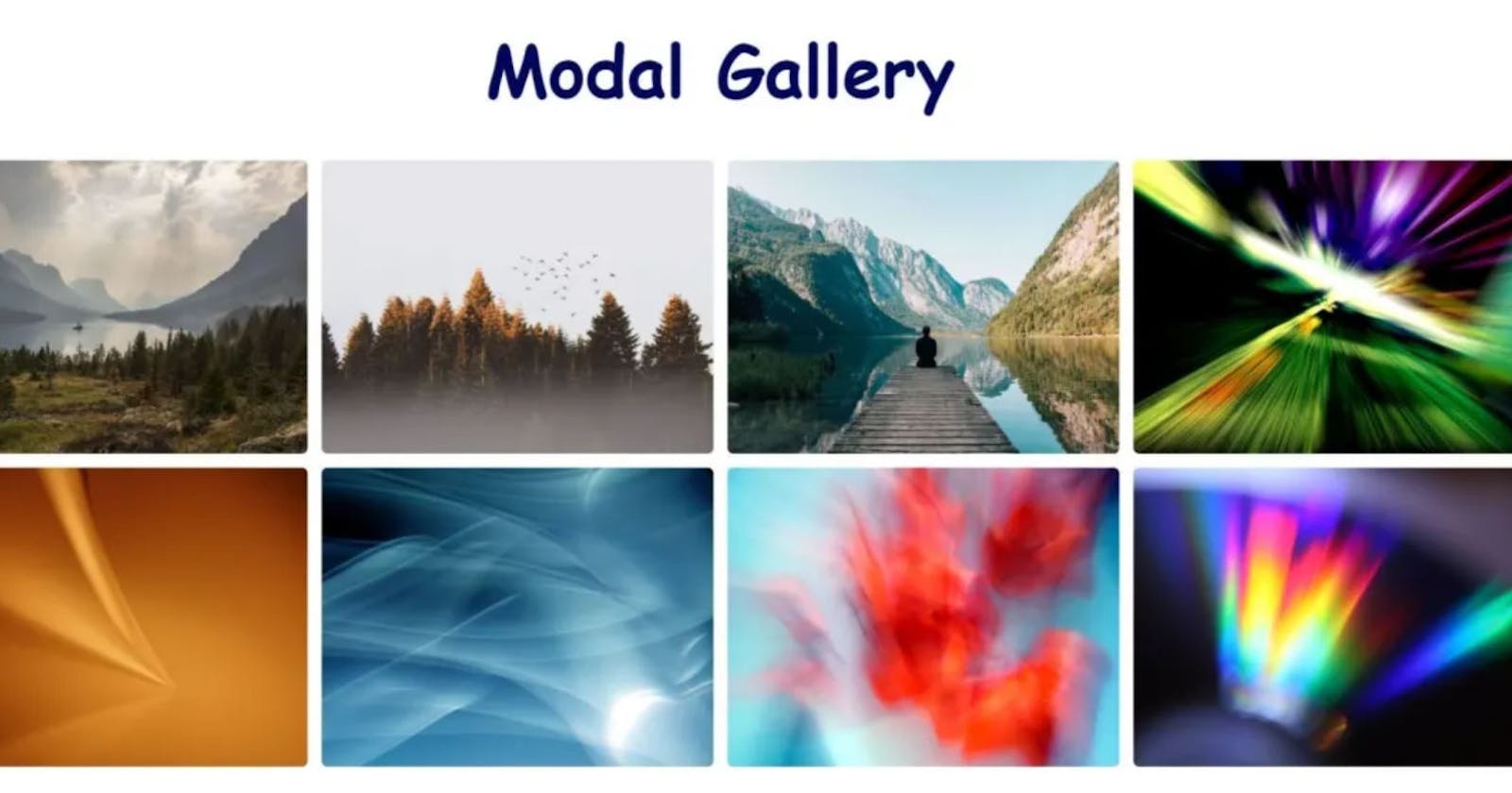 Create an Image modal with JavaScript!