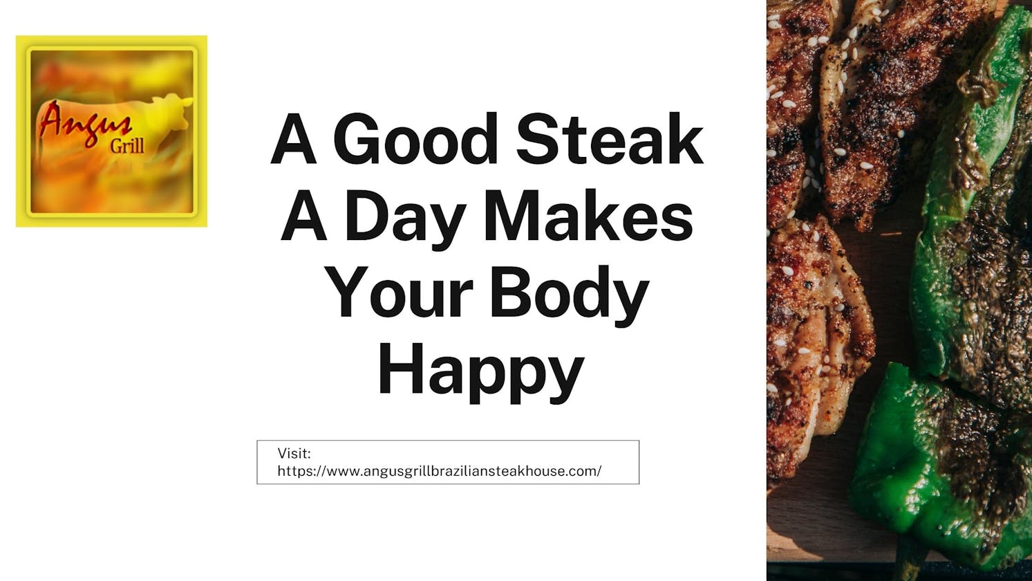 A Good Steak A Day Makes Your Body Happy