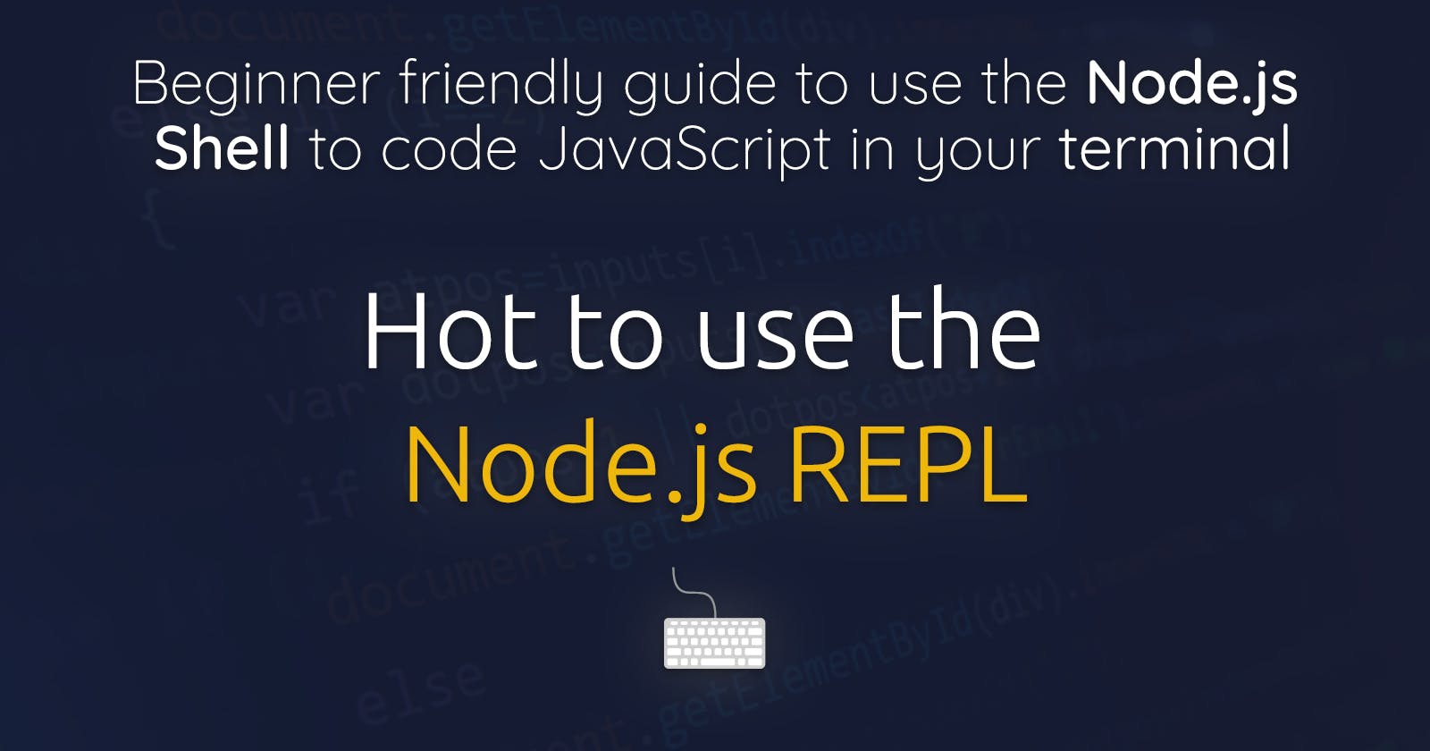 How to use the Node.js REPL console