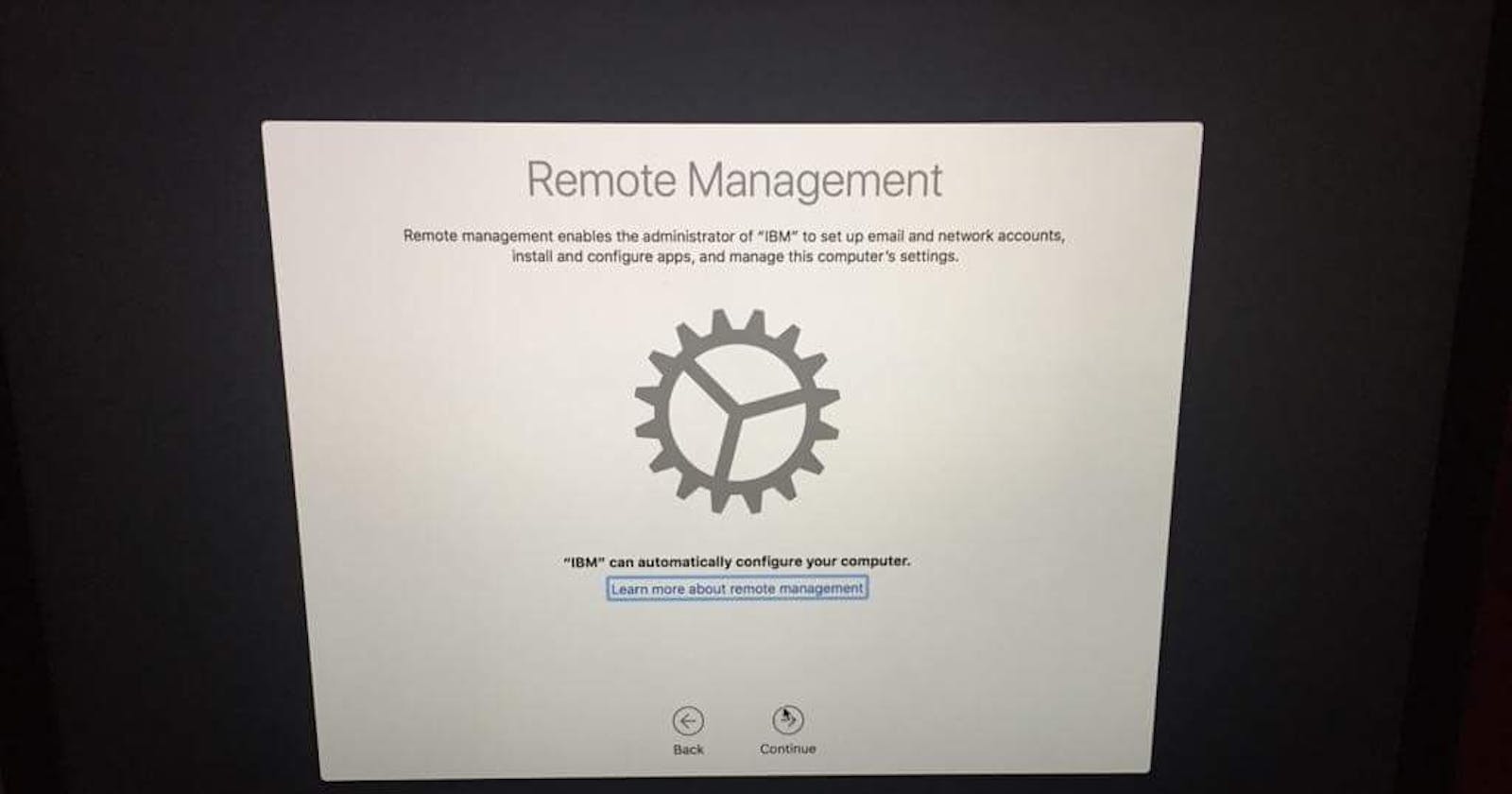 How To Disable Remote Management and Device Enrollment Notifications on Mac Os.
