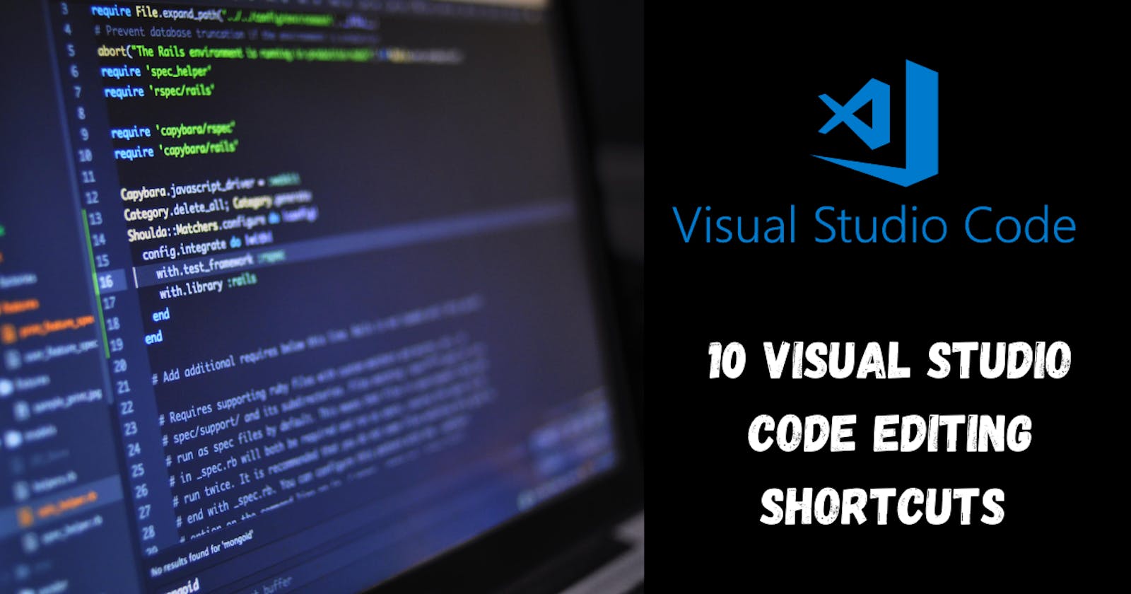10 Visual Studio Code editing shortcuts