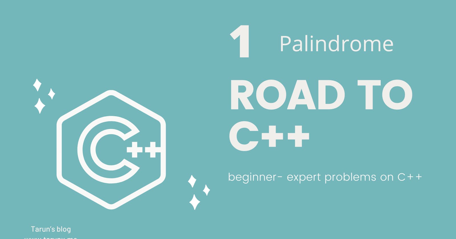 C++  Palindrome (Beginner)