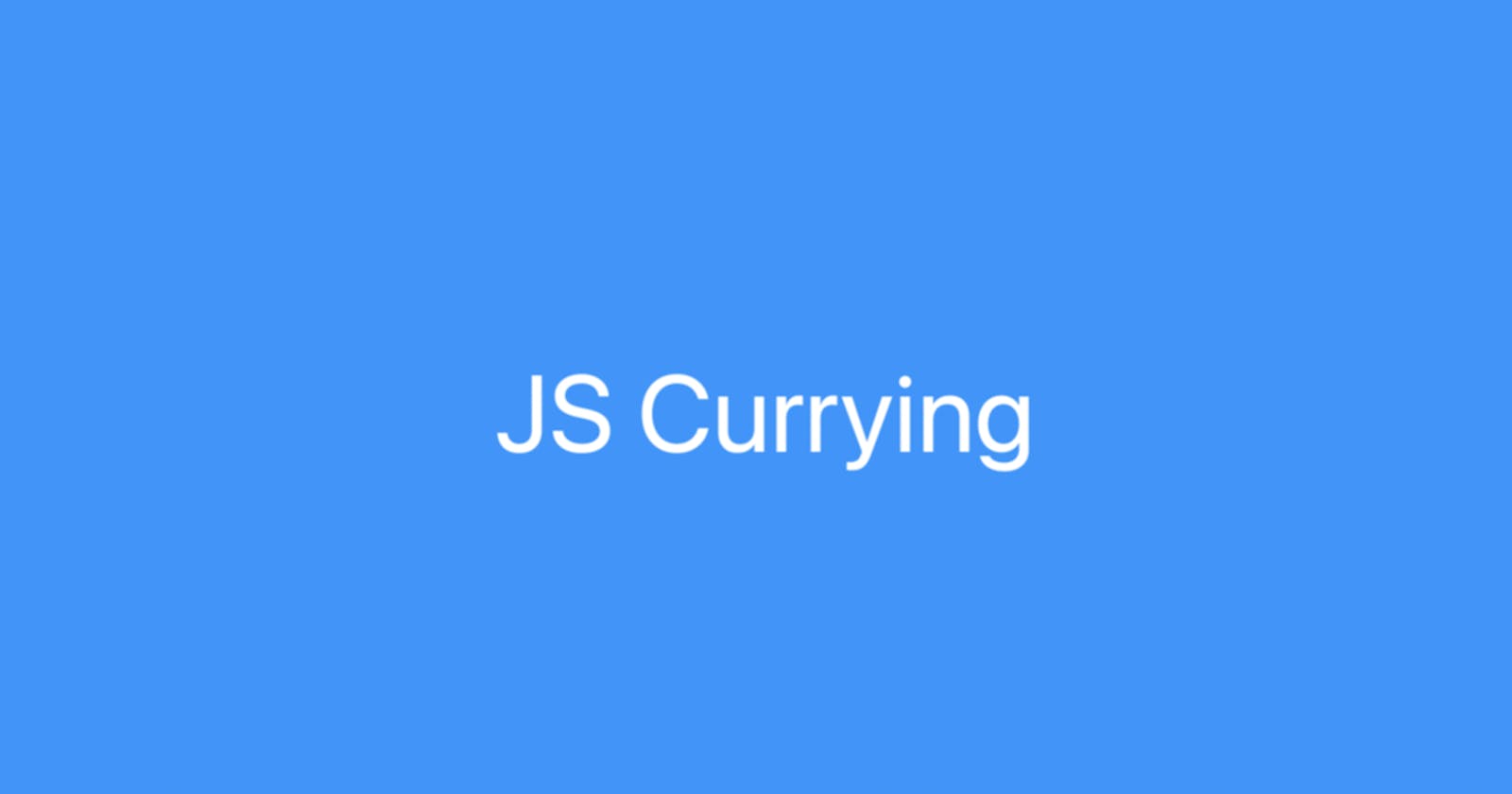 JS Currying