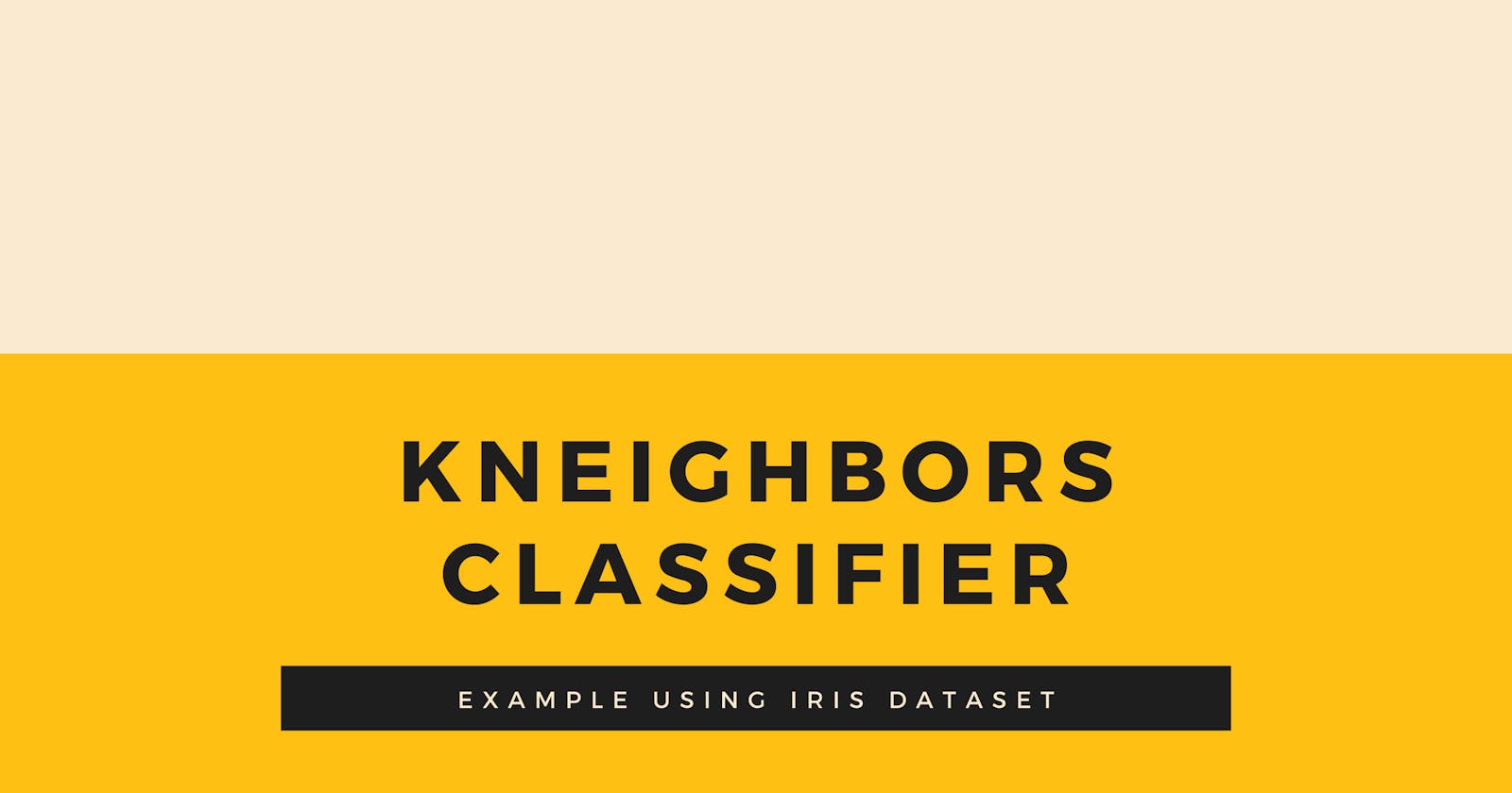 KNeighbors classifier on Iris dataset