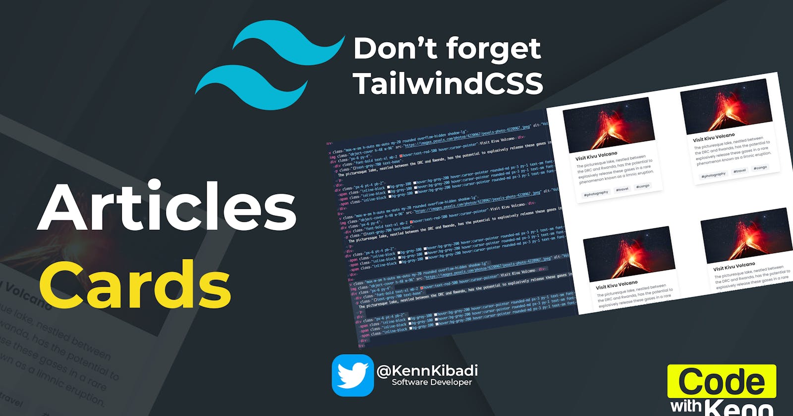How to Build Blog Articles Cards using Tailwind CSS