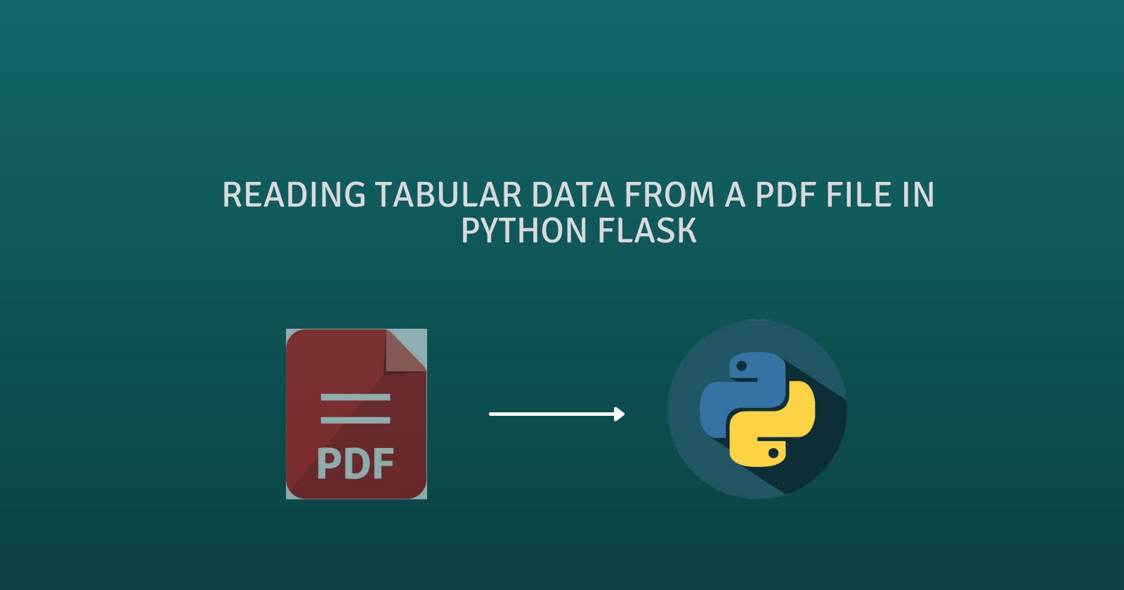 Reading tabular data from PDF in Python Flask