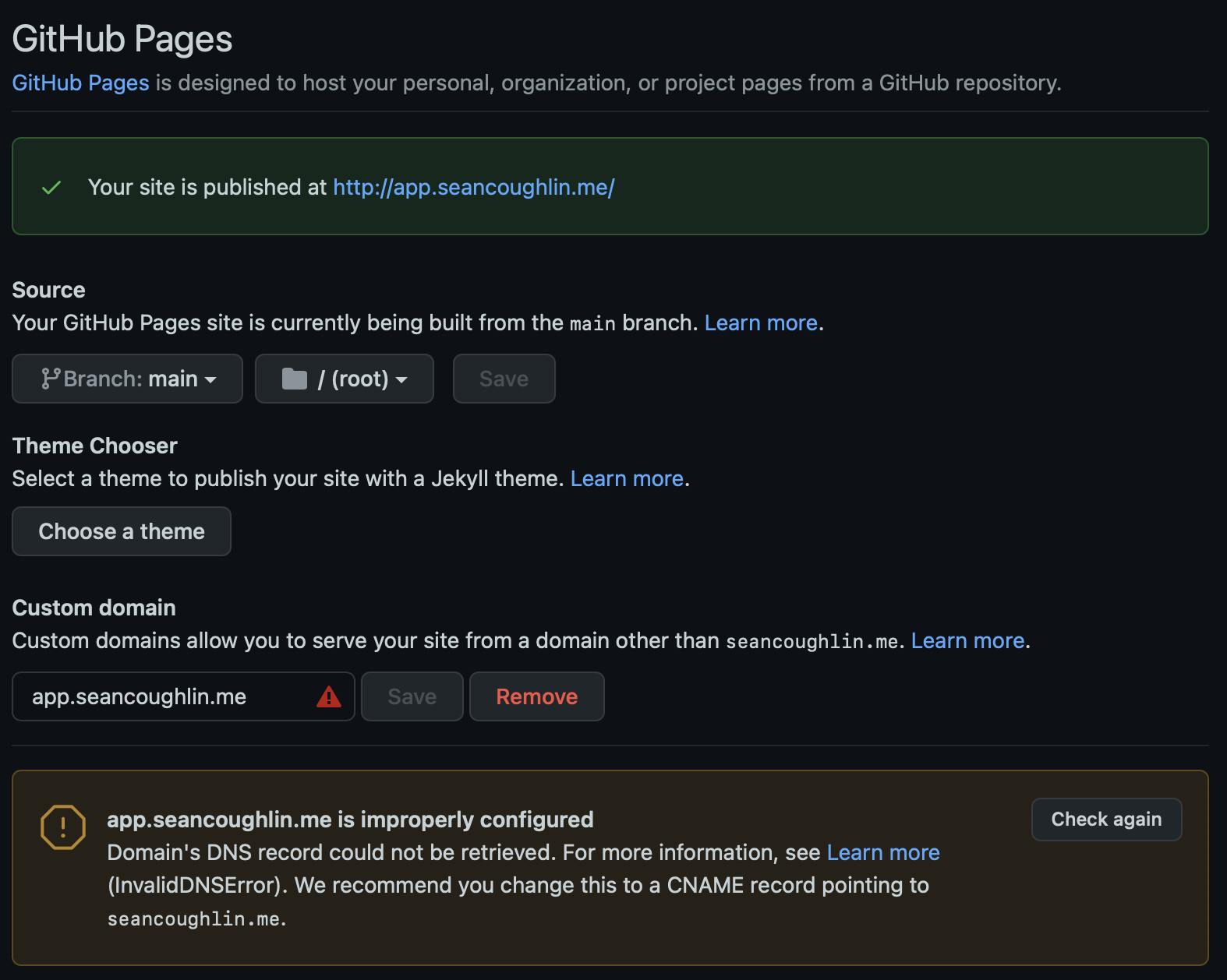 Add subdomain to GitHub Pages