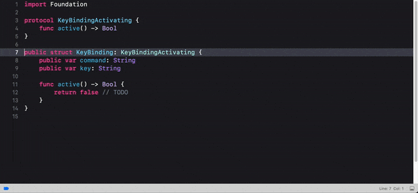 Use SwiftPlantUML in Xcode with key binding
