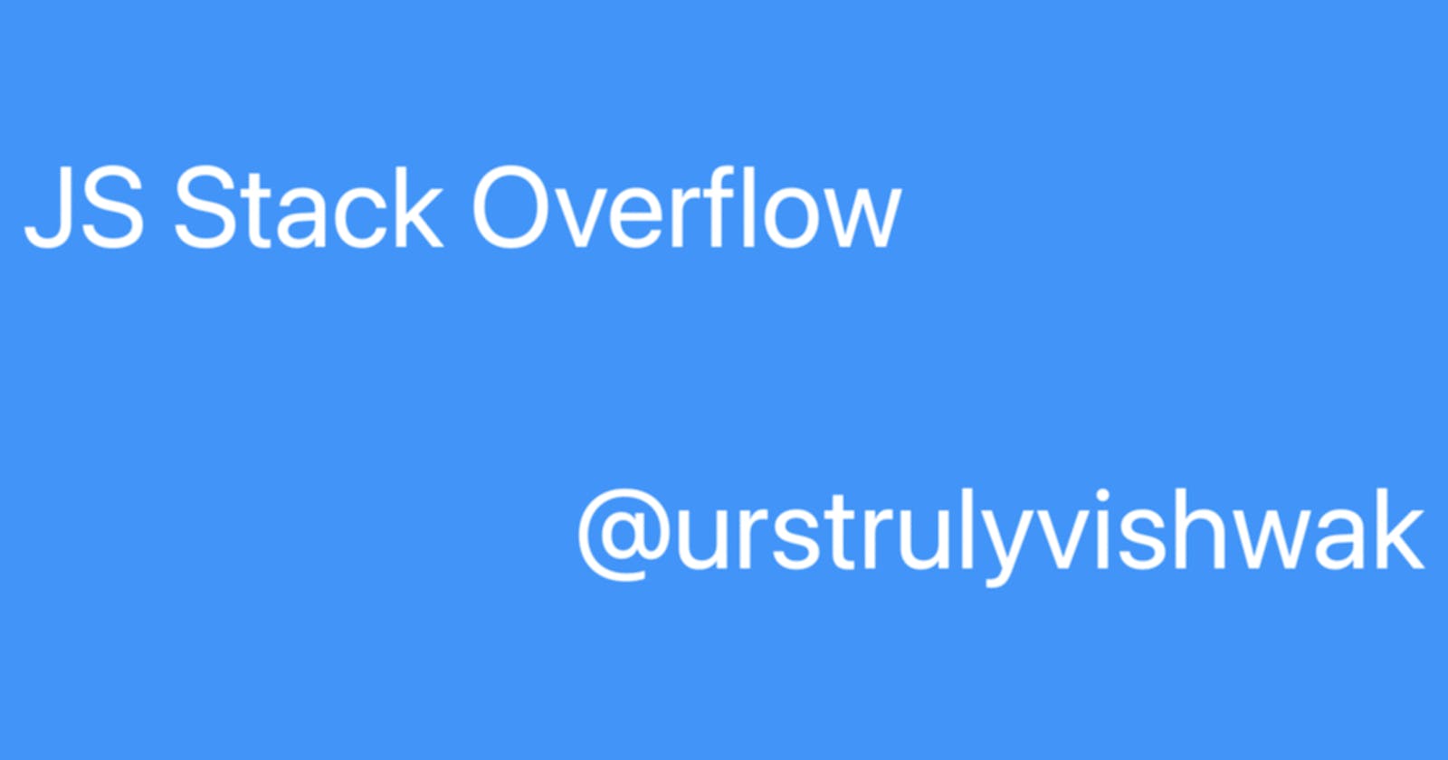 JS Stack Overflow