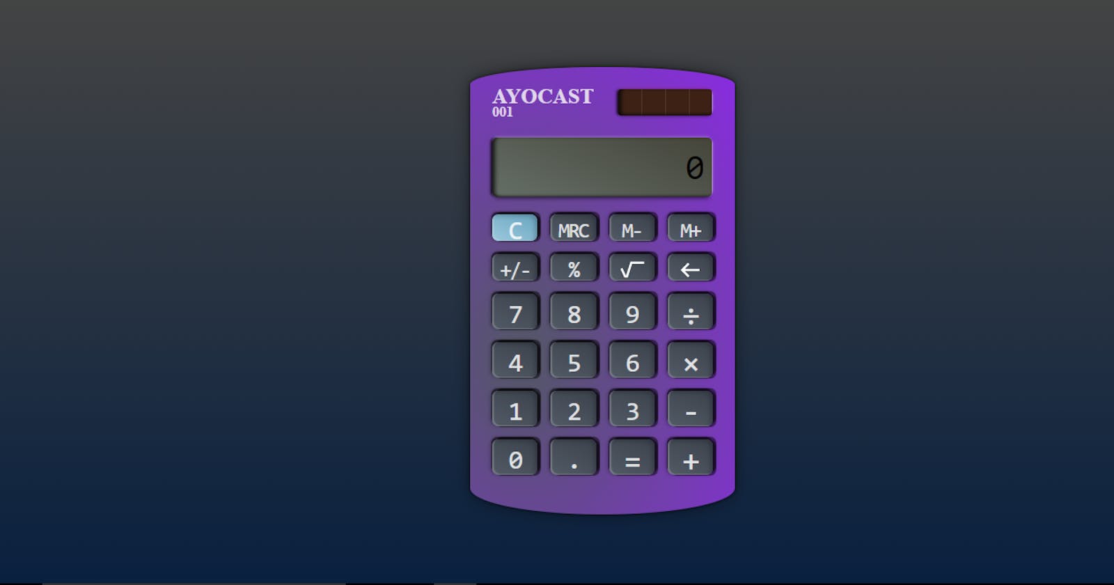 How to build a Calculator with HTML and CSS (part 1)