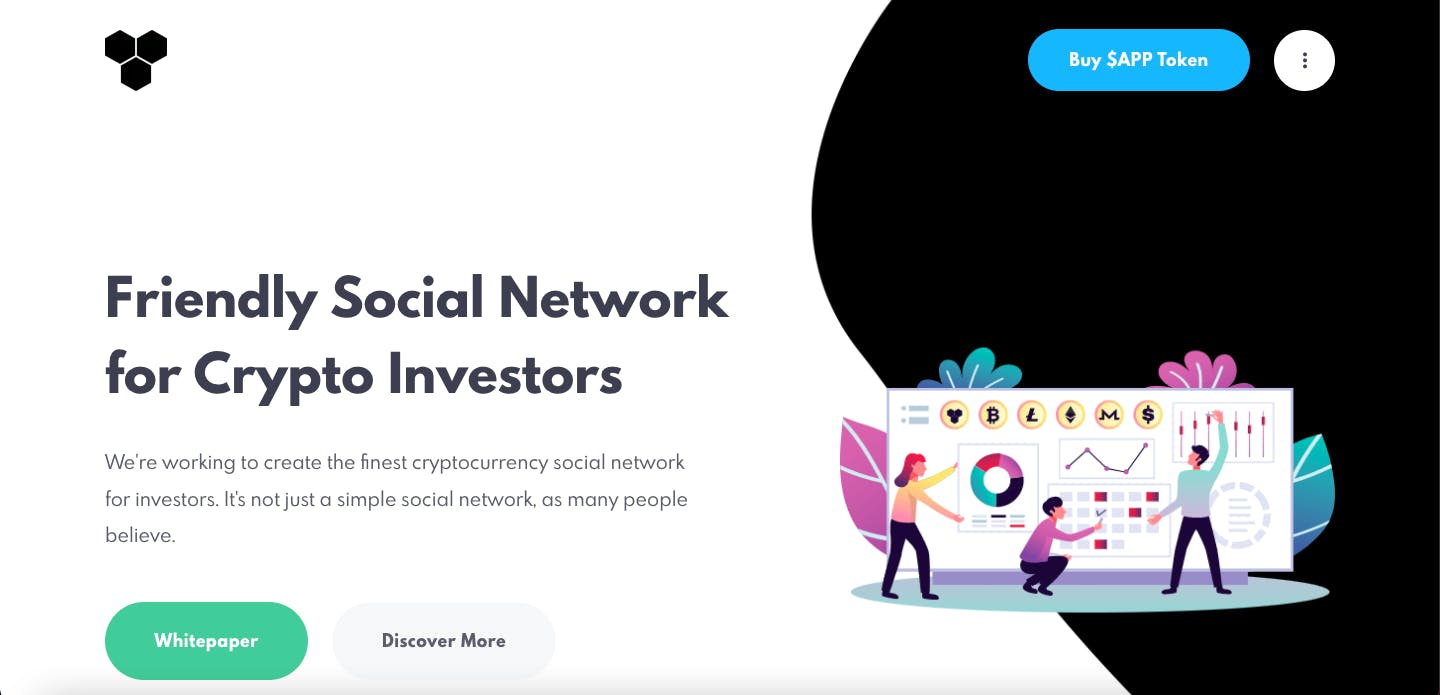 Dappsy social network for crypto investors