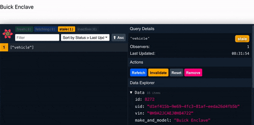 Automatically refetching with React Query