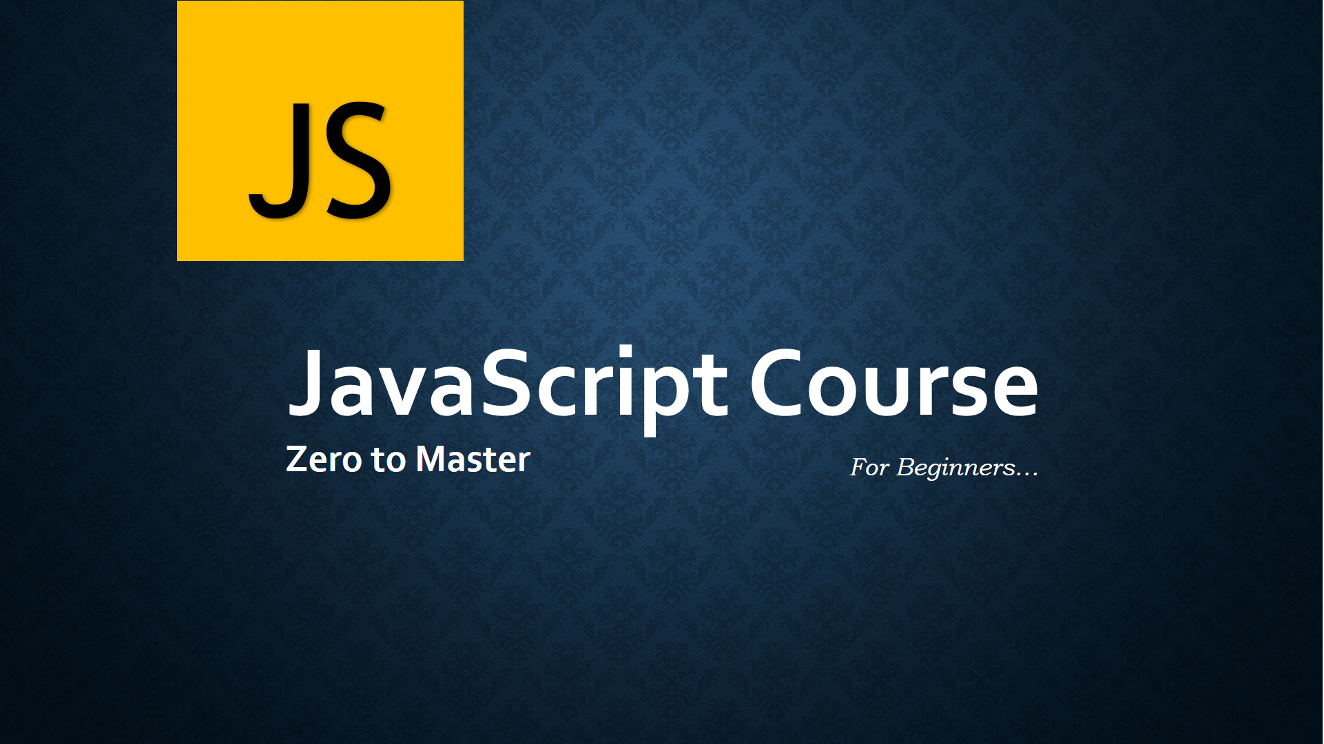 JavaScript for Beginners