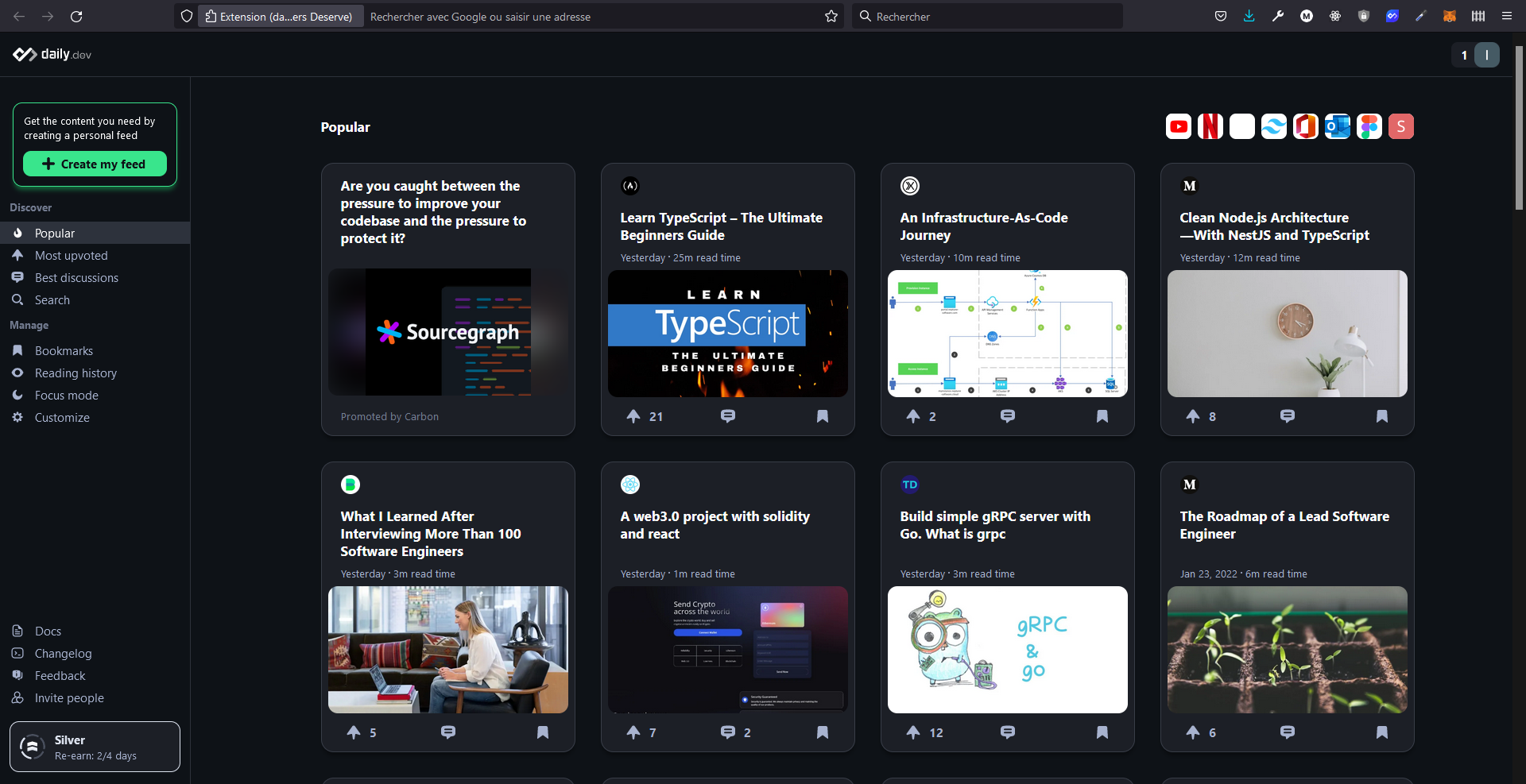changing custom css properties dynamically with... How you can create a sidebar like the daily.dev extension fron scratch ...