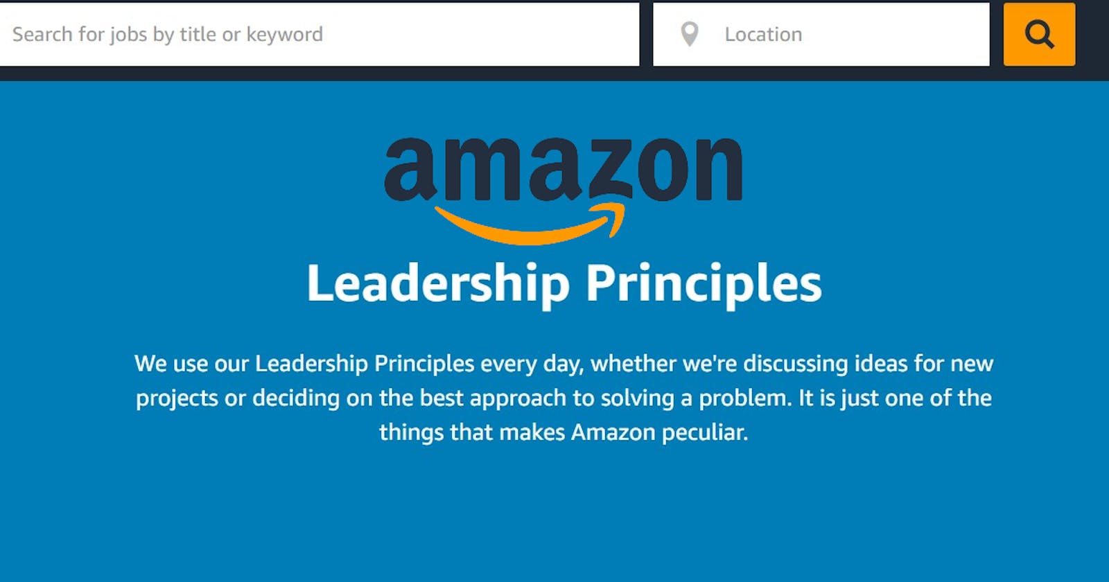 Ace the Amazon Leadership Principle interview questions