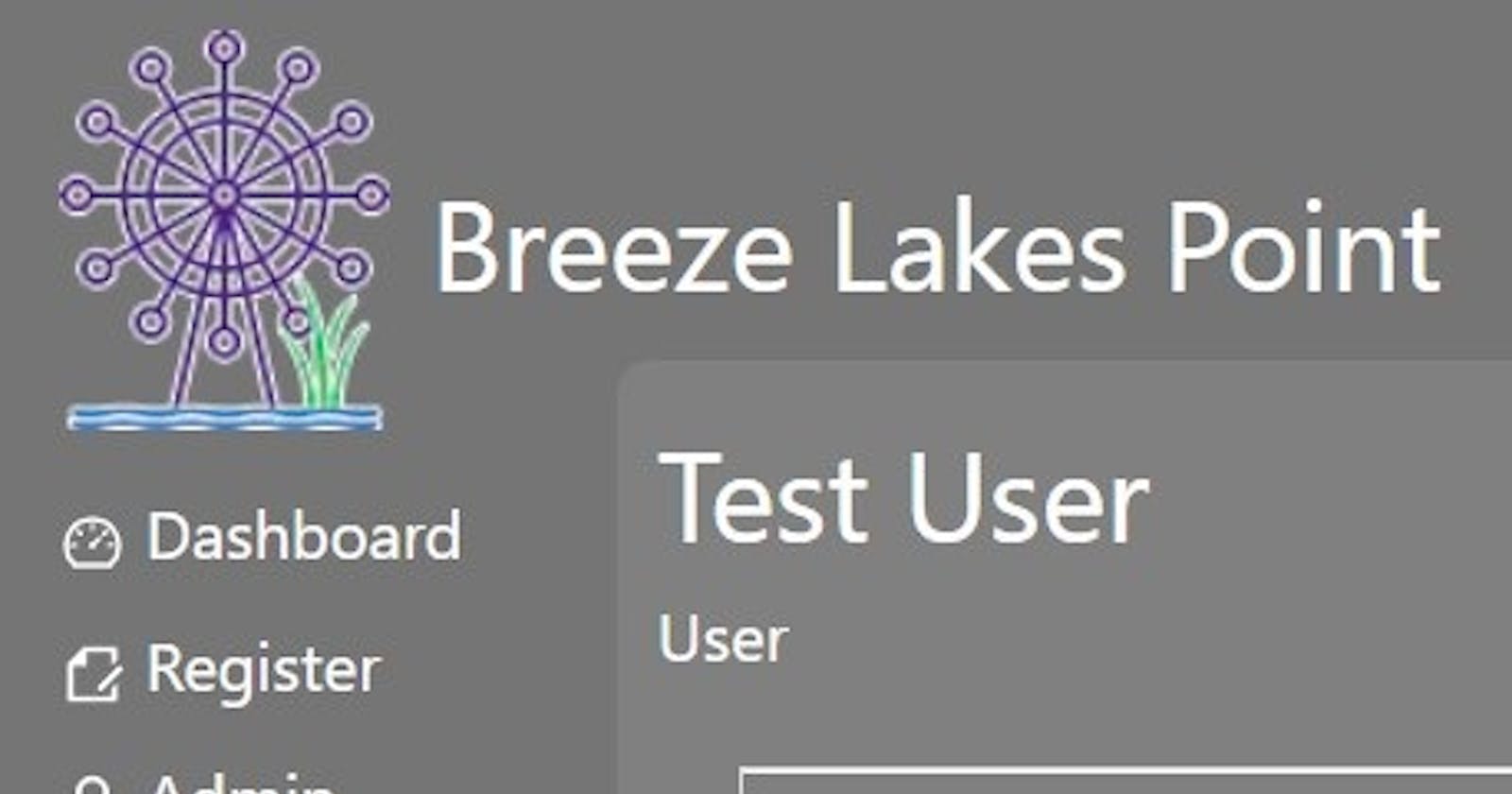 Coding the Signout API for Breeze Lakes Point Next Project