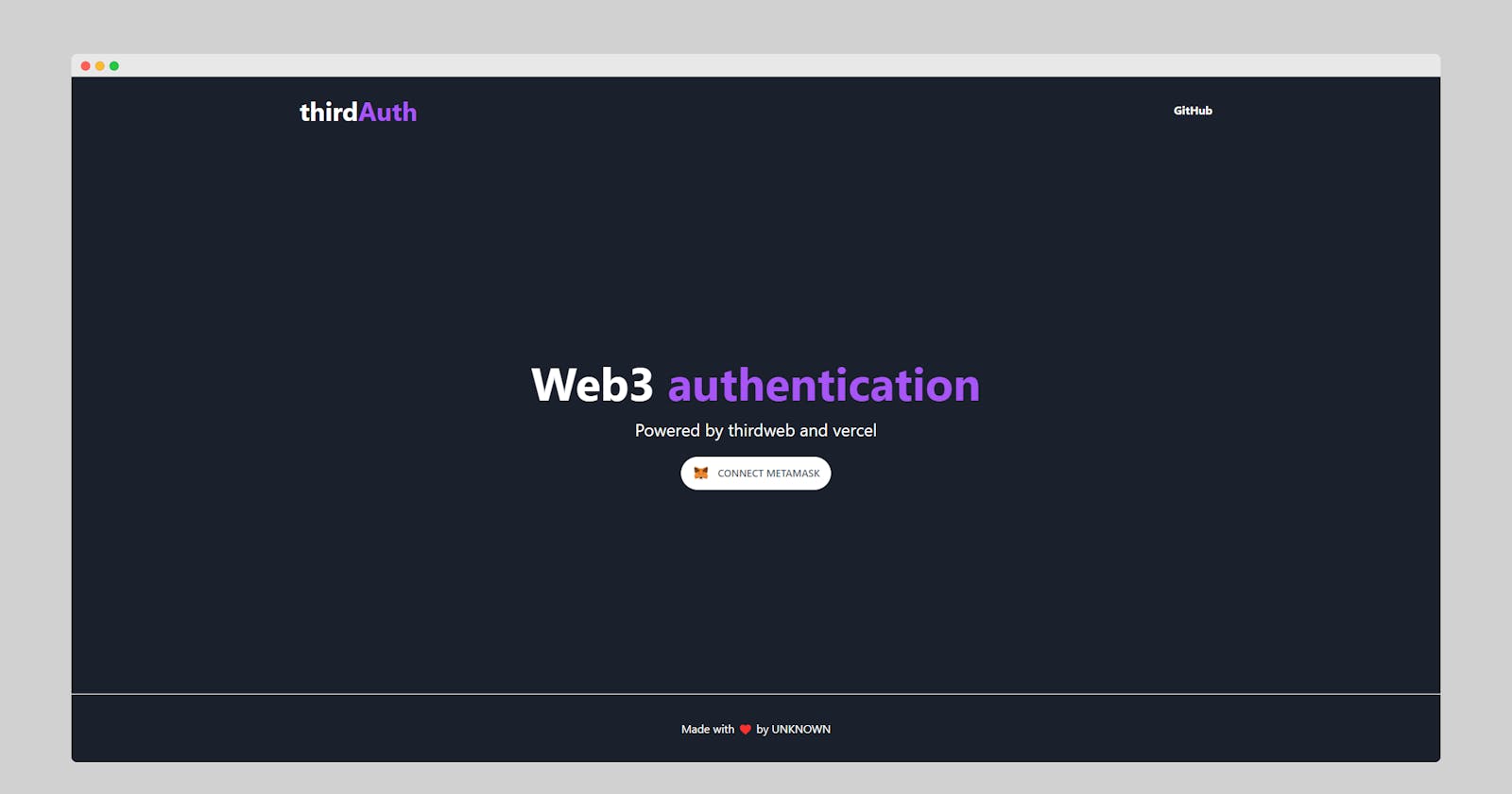 Meet ThirdAuth! A ThirdWeb-powered service to add NFT-Gated authentication to any app or service