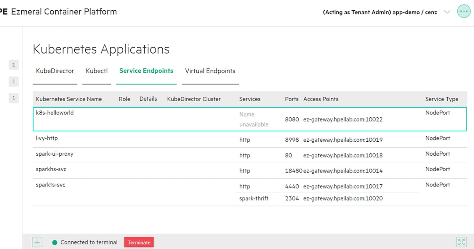 [HPE Dev] Mapping Kubernetes Services to HPE Ezmeral Runtime Enterprise Gateway