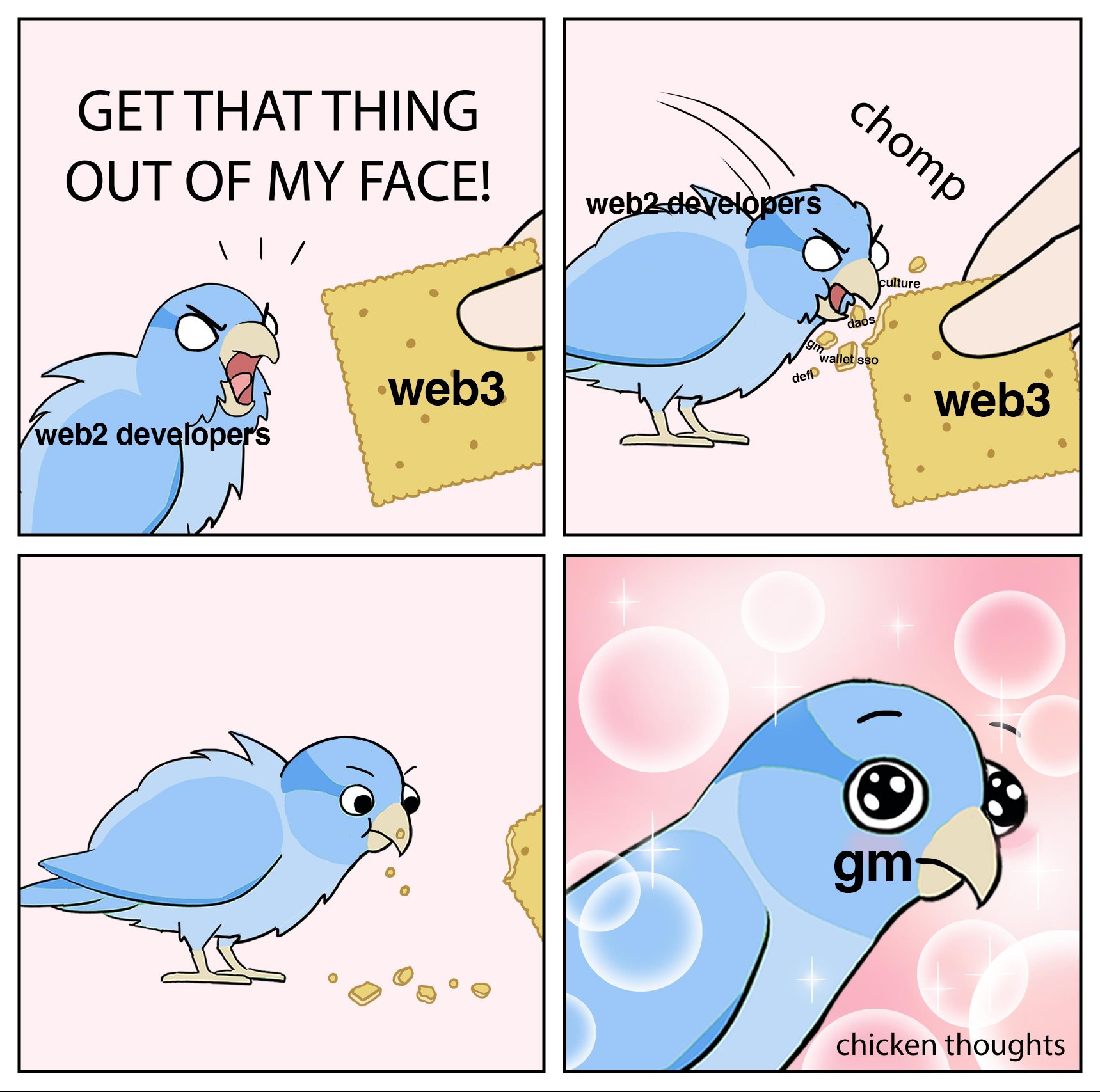 a meme about web3