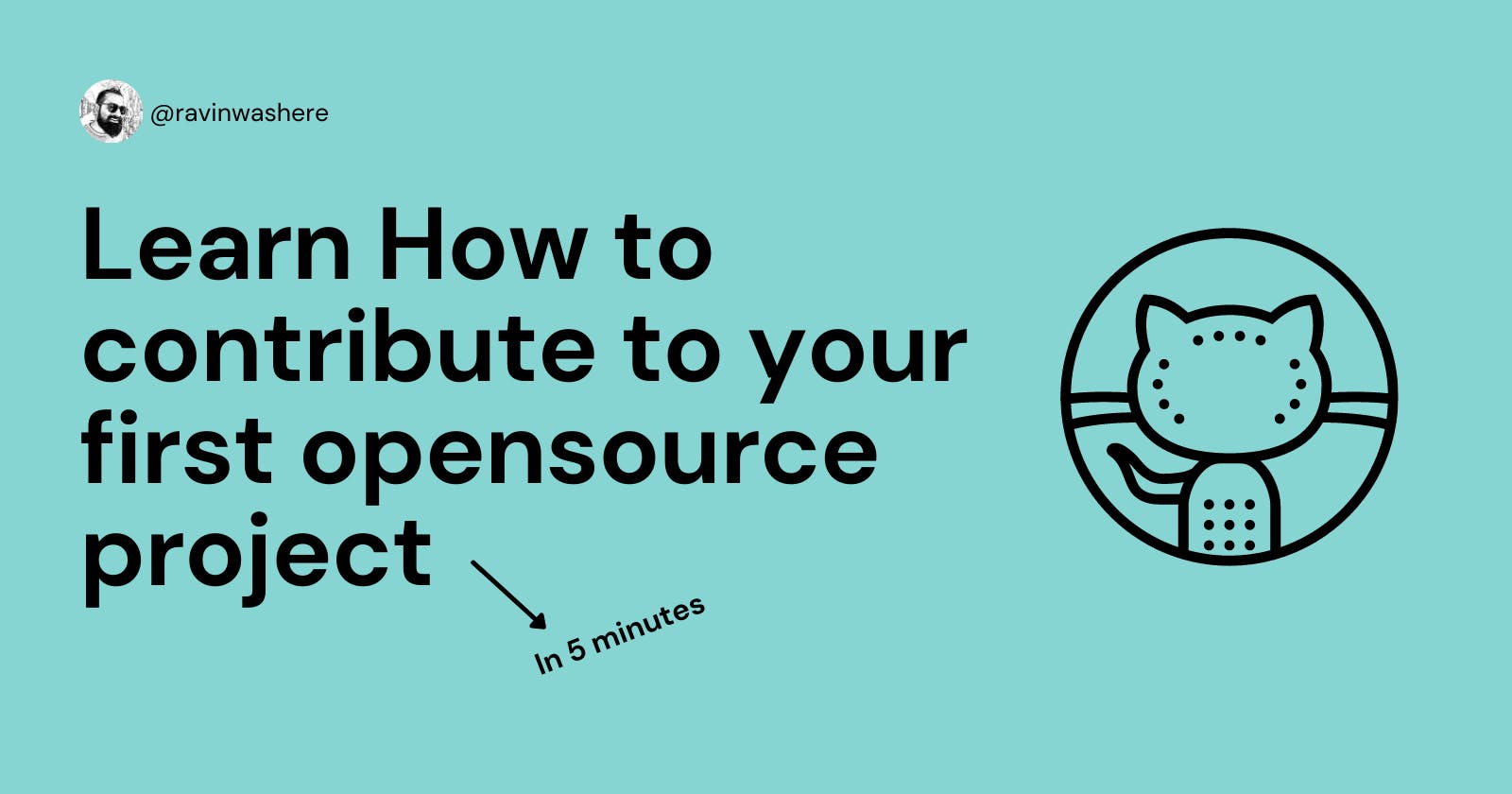 Learn How To Contribute To Your First Opensource Project In 5 Minutes