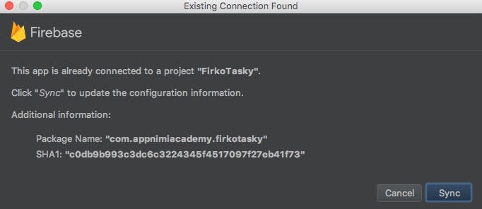 FirkoTasky-Existing Connection Found