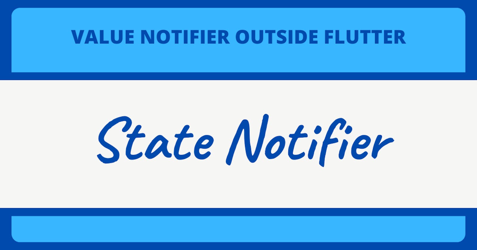 StateNotifier, ValueNotifier outside Flutter