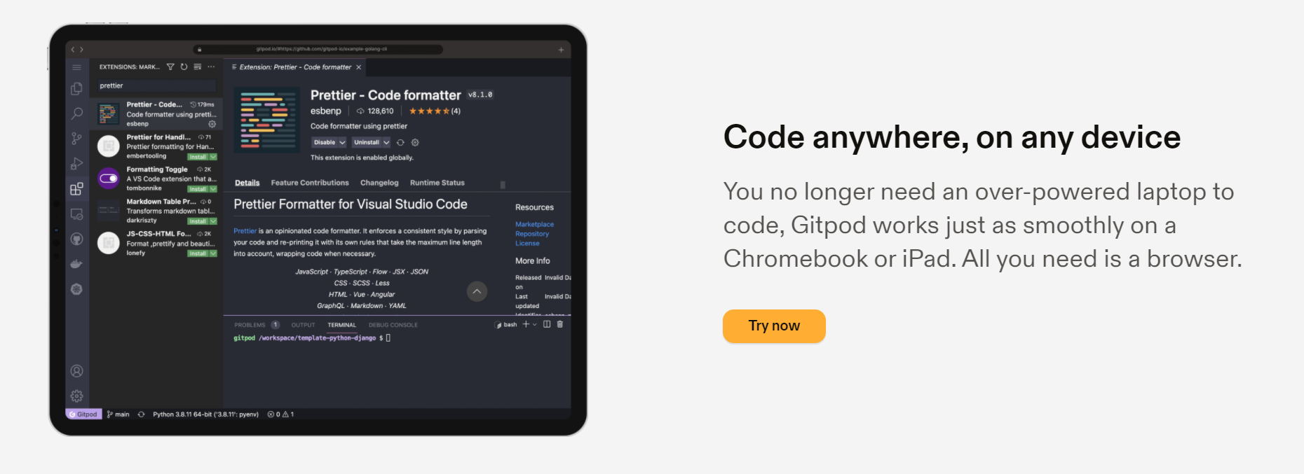 Run any React/ Angular/ Vuejs project directly from Github/GitLab without downloading it.