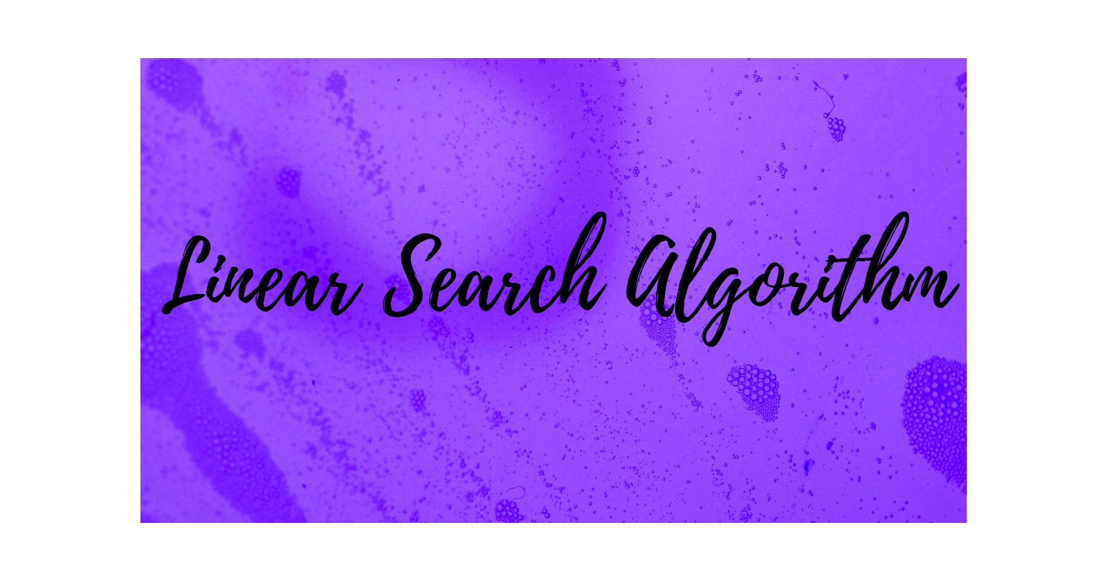 Linear Search Algorithm