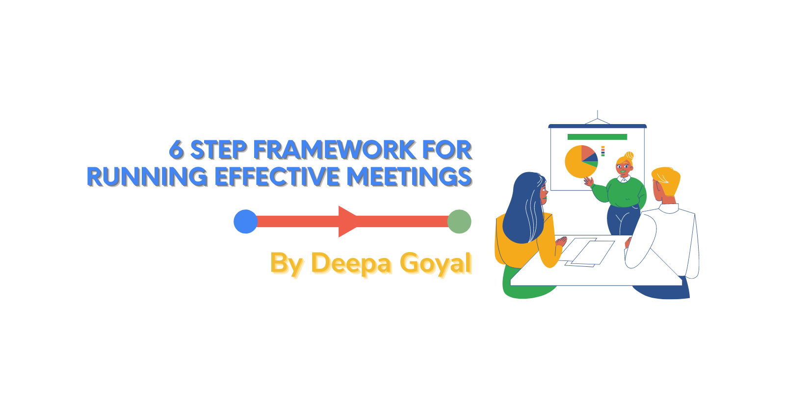 A simple 6 step framework for running effective meetings