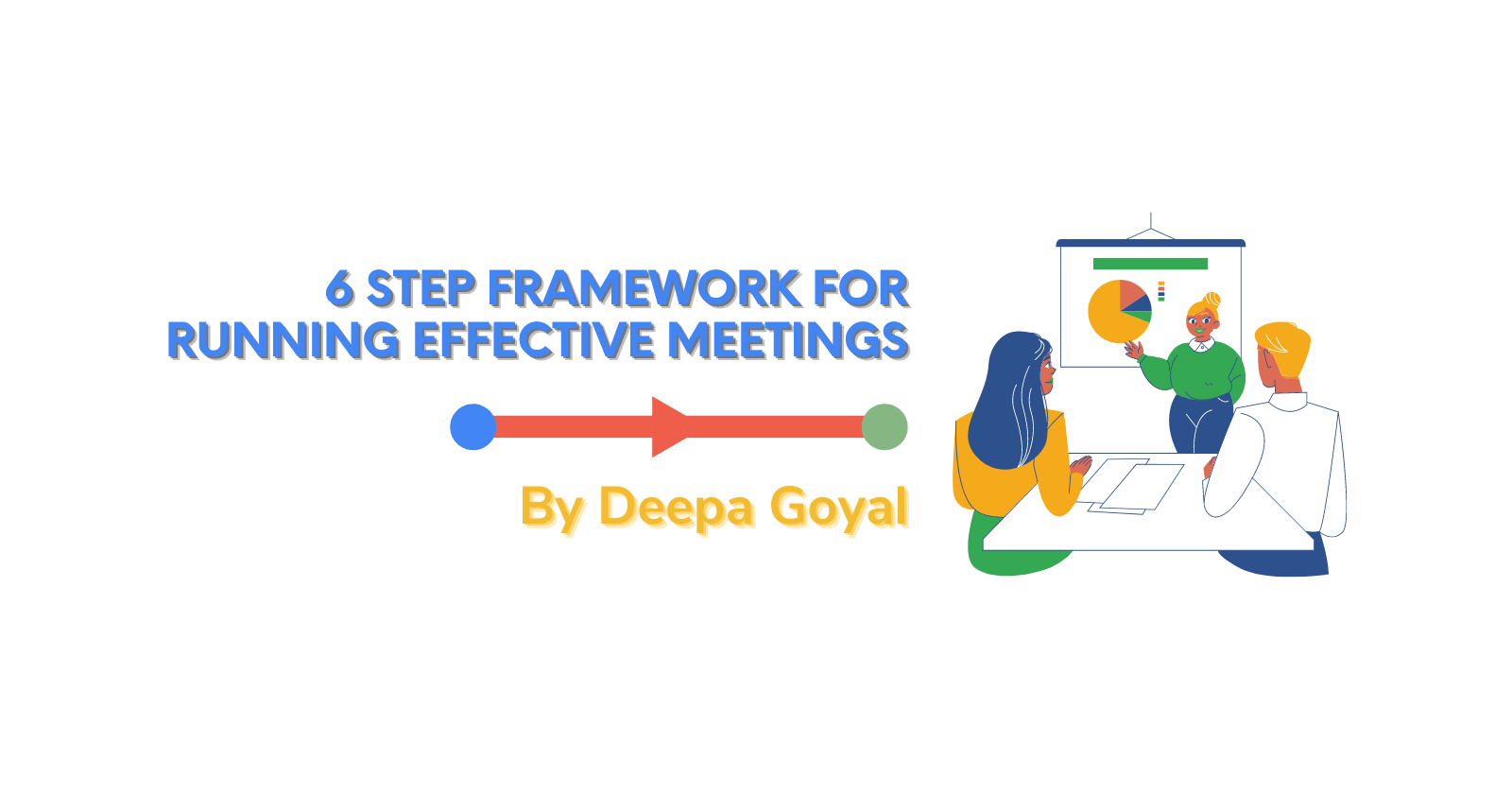 A simple 6 step framework for running effective meetings