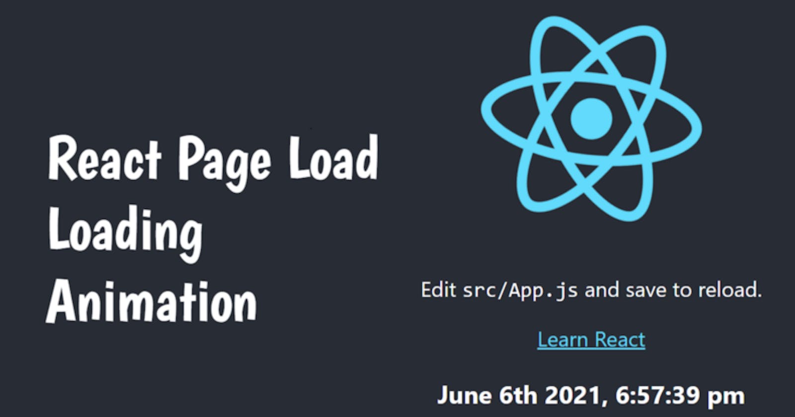 How to Create a Page Load Animated Loader in React
