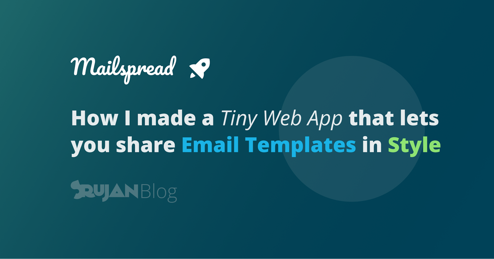How I made a Tiny Web App that lets you share Email Templates in Style