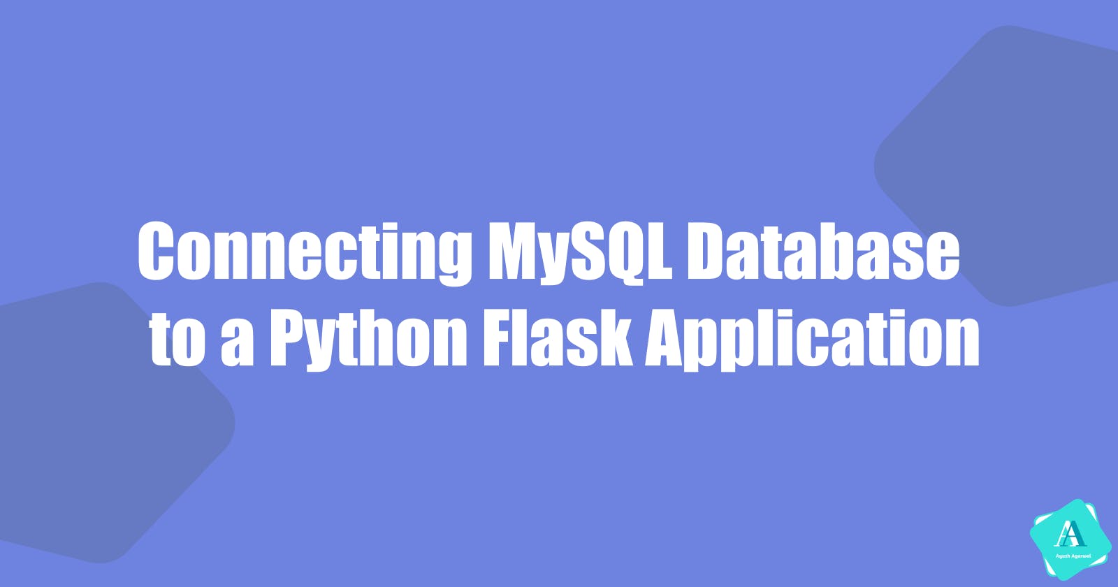 Connecting MySQL Database to Python Flask Application