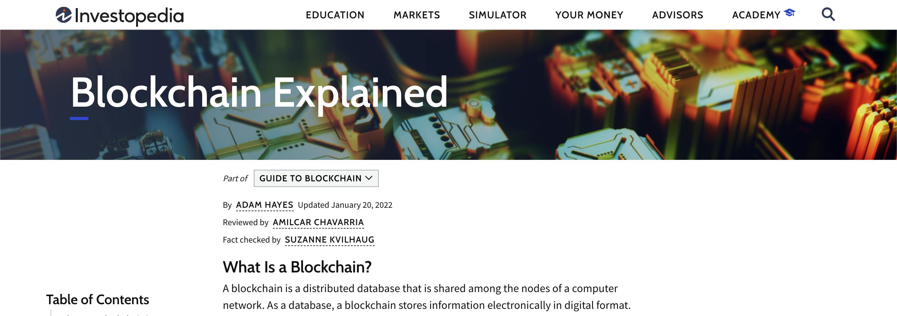 Blockchain Definition: What You Need To Know
