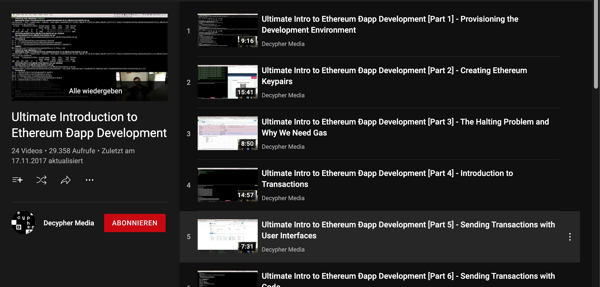 Ultimate Introduction to Ethereum Ðapp Development