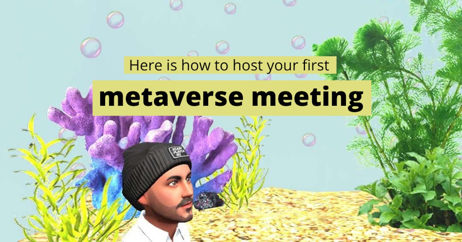 Host your first metaverse meeting without any VR device.