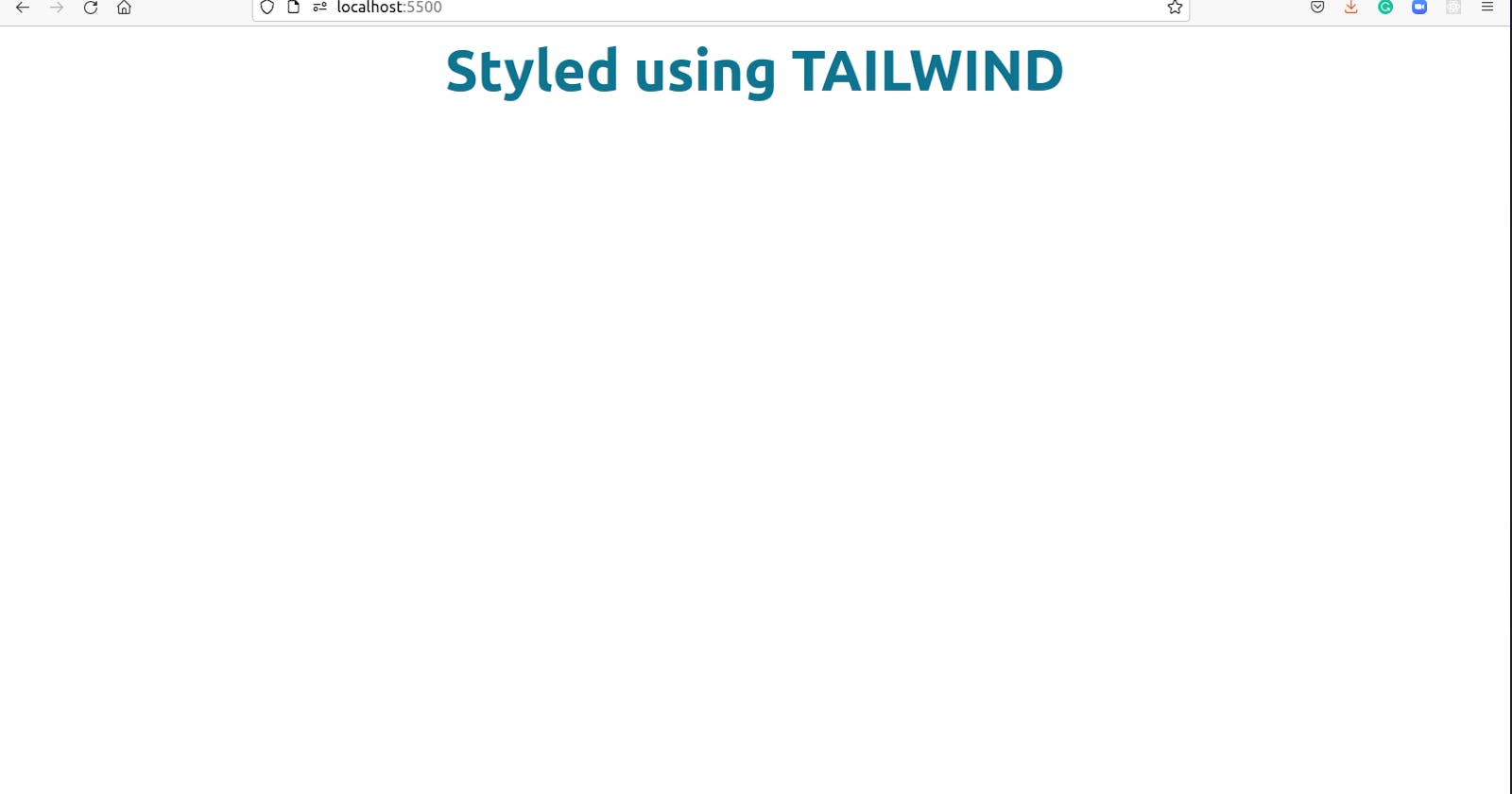 Get started with Tailwind CSS 🚀