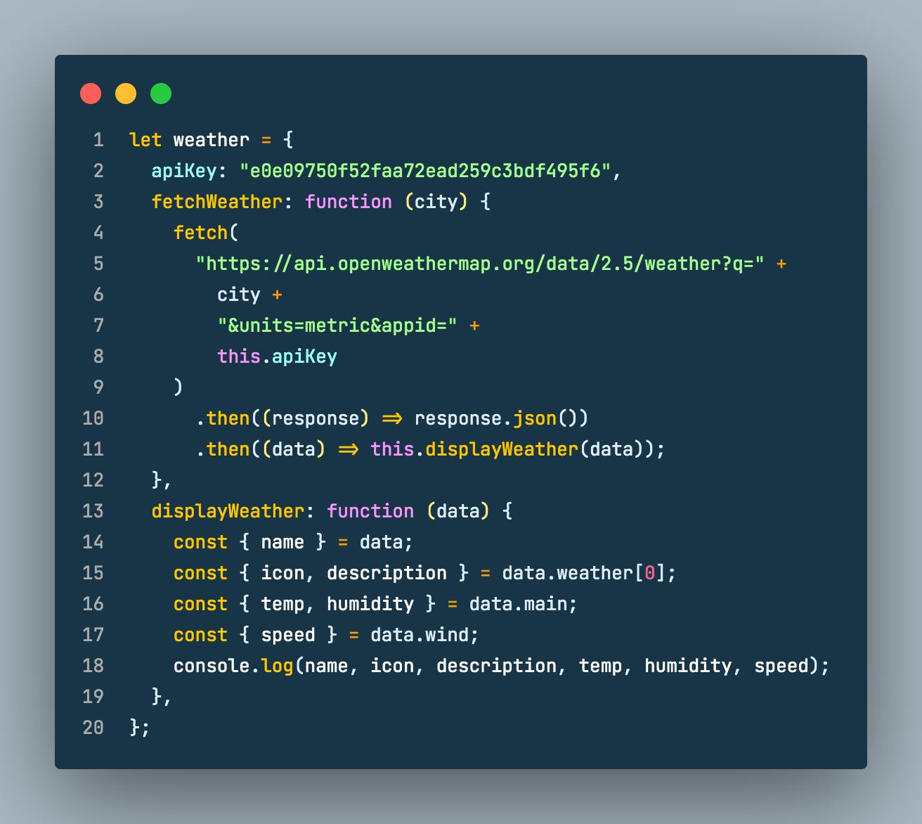 Codesnap image for script.js