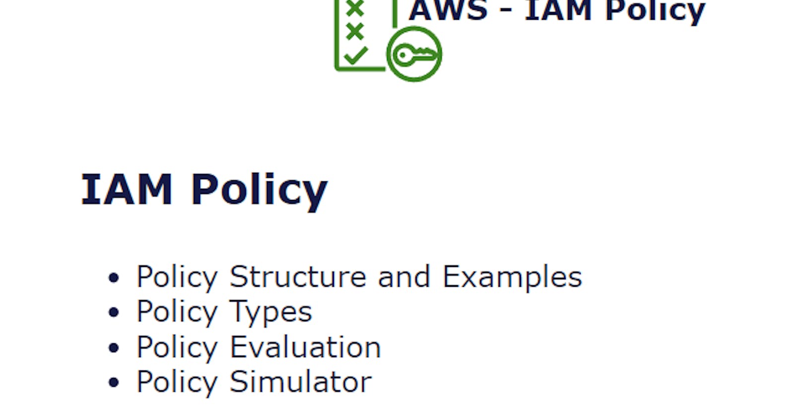 AWS - IAM Policy