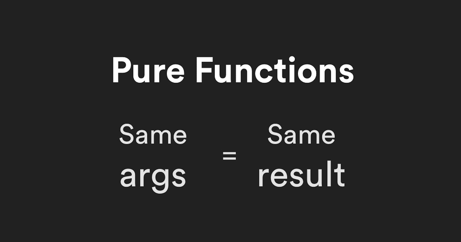 Pure Function in JavaScript