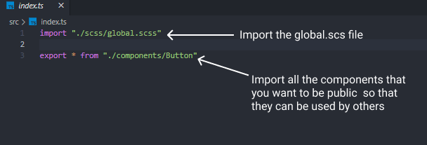 scss-and-button-import-in-index.ts