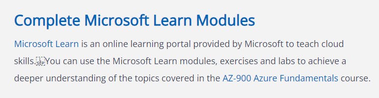 Link to Microsoft Learn