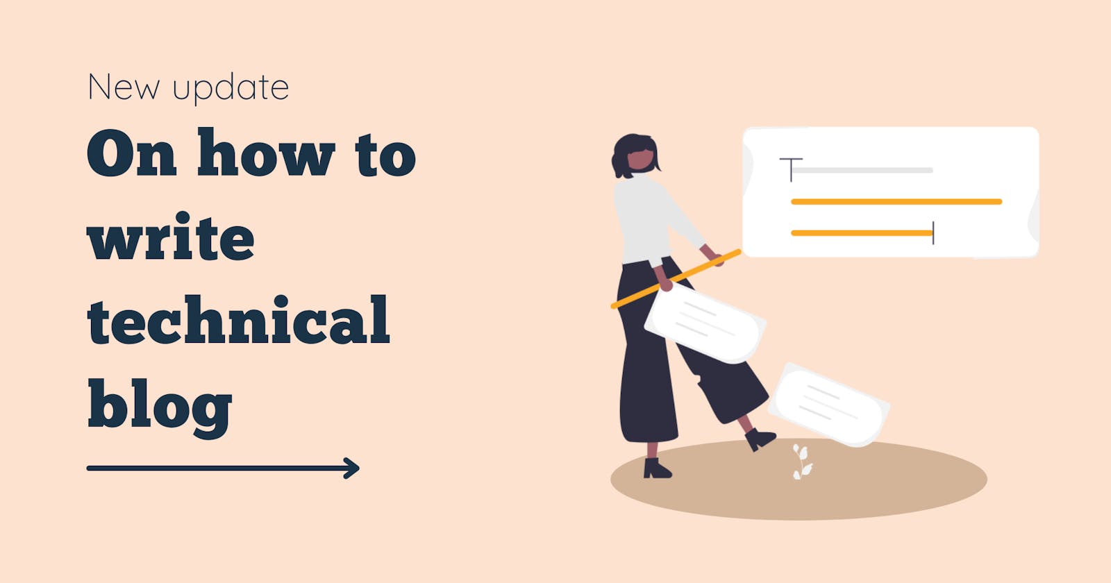 On how to write a technical blog